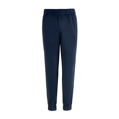 BOYS ATHLETIC-INSPIRED UNIFORM TWILL JOGGER PANTS PULL UP WITH DRAWSTRING