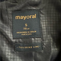Mayoral Long Sleeve Knitted Blazer Boys Size 5 Navy Blue