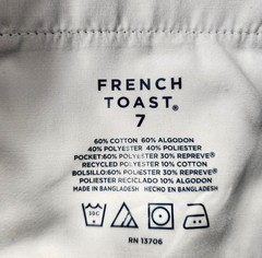 NWT French Toast Flat Front Uniform Shorts Boys Size 7 Black Adjustable Waist