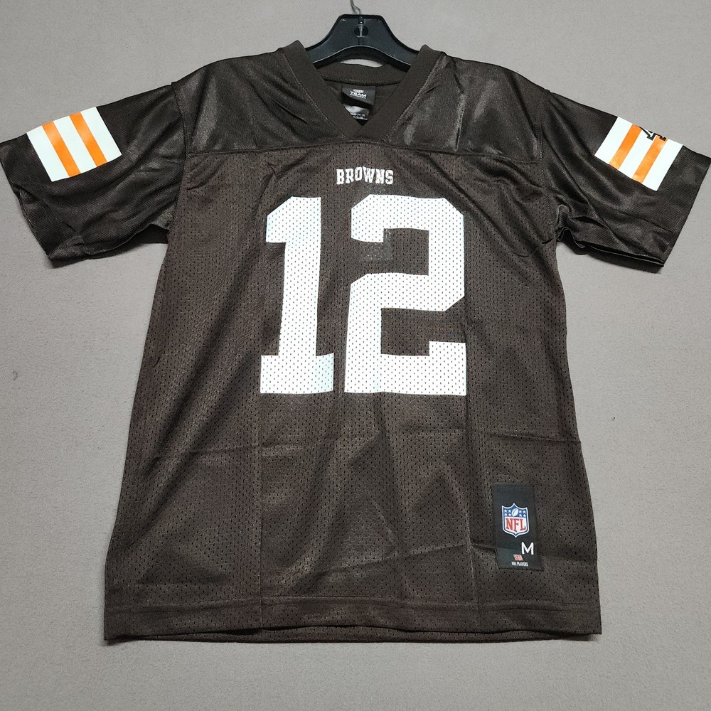 Nfl Colt Mccoy 12 Cleveland Browns Youth Football Jersey M Nylon Brown 156