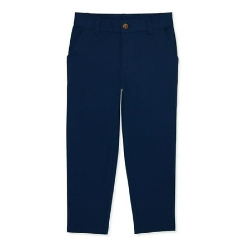Wonder Nation Boy’s School Uniform Flat Front Pants Slim & Husky Size 16