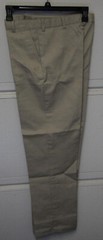 School Uniform Boys Pants Tan Size 18