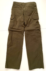 Boy Scouts Uniform Switchback Convertible Zip Pants Green Camp Boy’s 8