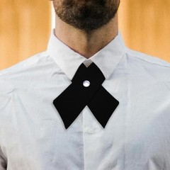 Clip On Ties for Men Women Red Bow Ties for Boys Girls Plaid School Black