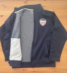 New Balance AYSO United Men’s Tracksuit Set Jacket Pants Navy Black Size US YL