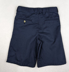 BOY’S BLUE CHINO SCHOOL UNIFORM SHORTS – SIZE 14 ADJUSTABLE WAIST
