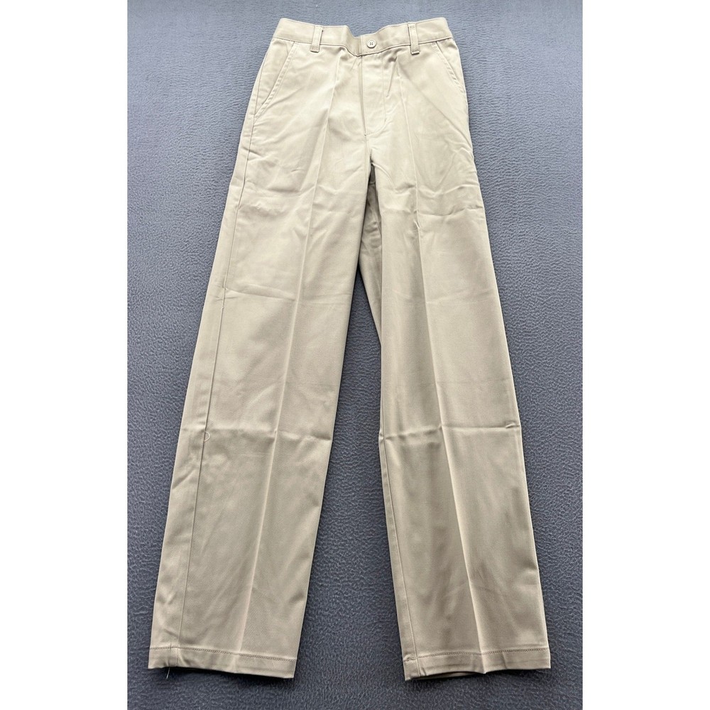French Toast Pants Boys Relaxed Fit School Uniform Khaki Tan Size 14 New