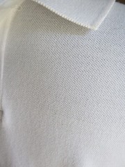 CHEROKEE WHITE LONG SLEEVE POLO TOP – SIZE L
