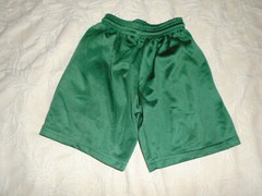 Flynn & O’Hara Shorts Youth 6/8 Green Draw String with Elastic Band