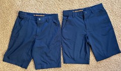 French Toast Boy Size 16 Navy Blue flat front Dress Shorts Uniform lot of 2