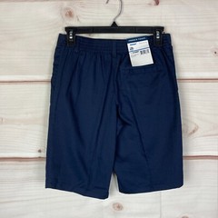 French Toast Shorts Boys 10 Husky Flat Front Bermuda Navy Blue School Uniform