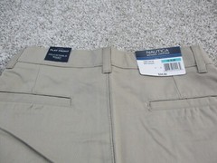 Nautica Shorts Unisex 16 Khaki Adjustable Waist with Stretch School Uniform NWT