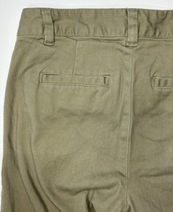 Kids School Lee Uniform Khaki Shorts Size 0 Preppy Brown Cotton Prep School