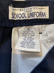 Authentic Galaxy Boys School Uniform Pants Navy Blue Sz 10