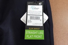 NEXT School Boys 6 Slim Waist Navy Blue Flat Front Straight Leg Uniform Pant NWT