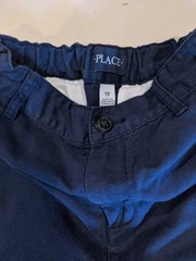 Childrens Place Navy Blue Uniform Shorts Boys 12 Adjustable Waist