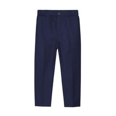 Luobo Pants Boys’ Size 8 Years Navy Pull-on Relaxed Fit School Uniform Pant –R2