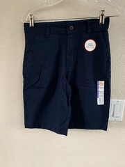 Wonder Nation Blue Flat Front Shorts Size 14 NWT