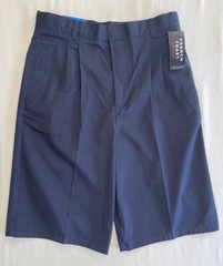 French Toast Boy’s Short, School Uniform Size: 20 Adjustable Waist Twill Pleated
