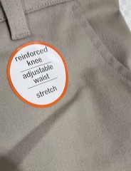 Wonder Nation School Uniform Chino Pants Boys Khaki Stretch Husky Size 10 🆕