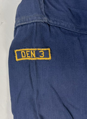 Vintage Cub Scouts BSA Shirt Youth Small Blue Official Uniform Patches Pins 60s