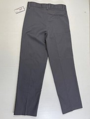 George Boys Cotton Blend Granite Gray Straight Fit School Uniform Pants 14