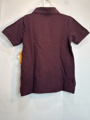 GYMBOREE Play Proof Boys Burgundy Stain-Resistant Polo Uniform Shirt