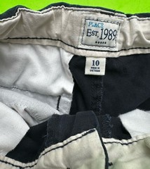 📚✏️’The Children’s Place’ Navy Flat Front Uniform Chino Shorts Boys SZ 10✏️📚