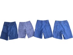 Lot of 4 Boys School Uniform Shorts Size 7 Navy Blue Old Navy & Authentic Galaxy