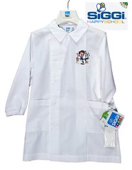 Child White School Apron Nursery Elementary Siggi Various Models