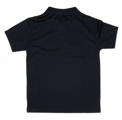Izod Little Boys Size 6 School Uniform Polo Shirt NWT Black Moisture Wicking
