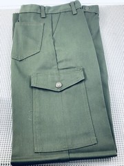 NWT BSA Boy Scouts Youth 8 Slim/21.5W Uniform Pants Olive Green Unhemmed Leg