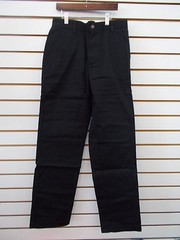 Teen Boys IZOD Uniform/Casual Khak Or Navy Flat Front Pants Sz 28X30 – 42X30