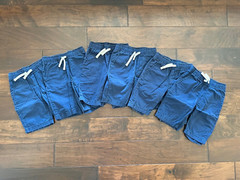 *Lot of 6* THE CHILDREN’S PLACE navy School Uniform Shorts Pull On Size 8 Boys