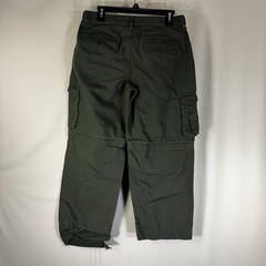 Boy Scouts of America BSA Youth 20 Green Cargo Uniform Switchback Pants Damaged
