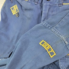 Vintage Boy Scouts BSA Cub Scouts Uniform Boys 8-10 Blue Shirt Pants Patches