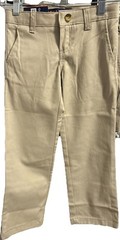 French Toast Boys Sz 5 Straight Leg Khaki Pants Adjustable Waist NWT