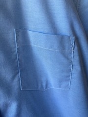 IZOD Young Men’s Short Sleeve Button-Down Oxford Shirt Uniform Size M 36-37 NWT