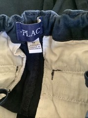Place Set Of 2 School Uniform Pants Size 12 Boys Adjustable Waist Blue