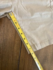 Old Navy French Toast Boys Uniform Bermuda Shorts Size 7 Beige 2 Piece Set