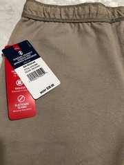 Izod Sensory Friendly Gender Free Khaki Pants Tag Less Super Soft Fabric Size 8