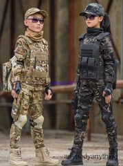 Children’s Spring Autumn Camouflage Suit Special Forces Tactic Training Uniform