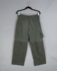 Boy Scouts Of America Pants Boys 16 Green Convertible Cargo Uniform Zip Off