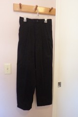 French Toast Boys Pull-On Relaxed Fit School Uniform Pant, Black, Size 14