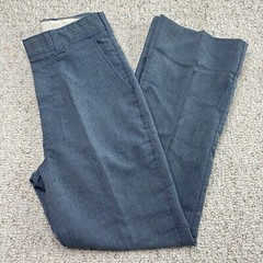 Boys Dress Pants sz 14 Slim Blue Pin Striped School Uniform Minimalist Executive