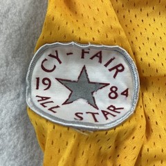 Vintage 1984 Cy Fair Bobcats All Star Baseball Jersey YOUTH Medium MJ Soffe
