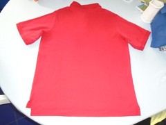 LAND’S END Boys size XL (18H-20H) or 15-16 years Cute RED Polo-SCHOOL