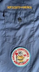 Vintage Boy Scouts of America Official Youth 16 Shirt Long Sleeve Button Down