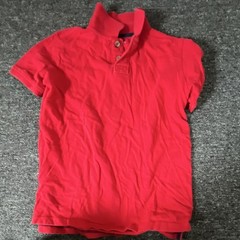 Boys Polo Shirt Lot 5pc M (8/10) Cotton Red/White/Blue
