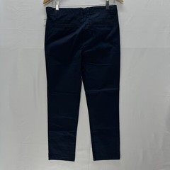 Cat & Jack Pants 14 Husky Boys Flat Front Adjustable Waist Navy School Chinos